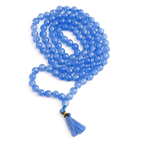 Agate (Blue) 6mm Mala